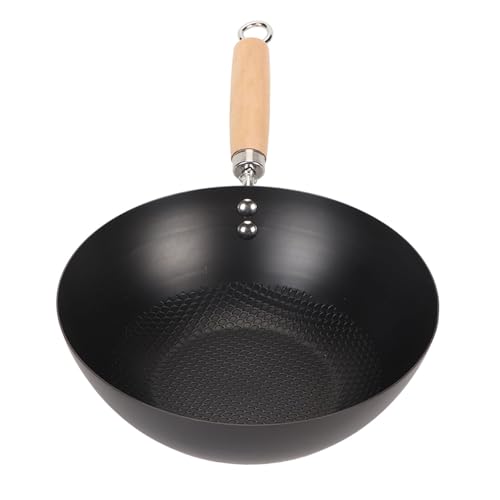 Bratpfanneneisen -Topf Sogar Heizung nahtloser Beschichtung mit bequemem Griff für tägliche Hauskost (20 cm) von PENGQIANJU