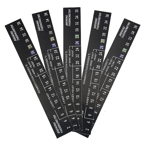 Brauen Sie Thermometer 5pcs Stick auf Klebstoff LCD für Homebrew -Bier Brauen Sie Thermometer 5pcs Stick auf Klebstoff LCD für Homebrew -Bier von PENGQIANJU