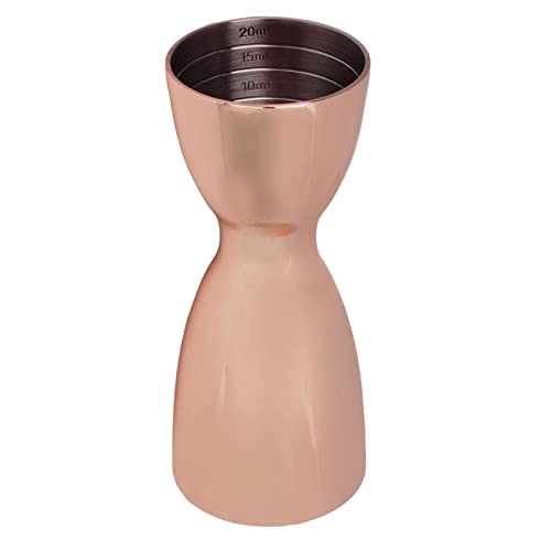 Cocktail -Doppel Jigger Edelstahlstangen Bartending Messung U -Form Item Item Küche (Kupfergepackt) von PENGQIANJU