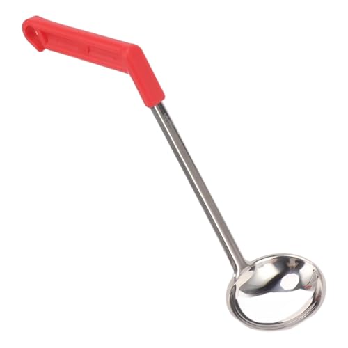 Edelstahl Multifunktion ale Suppen kelle Robust gebogene Griff Küchen kelle (50 ml) von PENGQIANJU