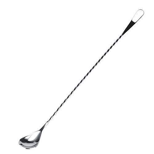 Edelstahlstangen Cocktail Rühre Löffel Mischung Getränk Puddlermixer für die Heimküche von PENGQIANJU