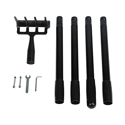 Einstellbare Unkrautstahl -Unkraut -Jäten Ergonomisches Gartenwerkzeug anbauen (4 Abschnitte) von PENGQIANJU