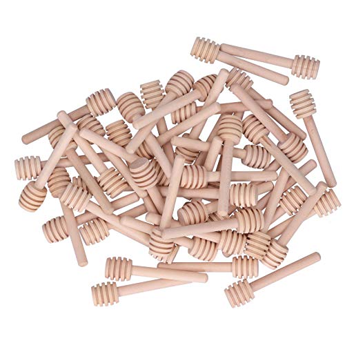 Holzhonigdaucherstäbchen, die für Hochzeitsfeier den Stachel abgeben, 50pcs 8 cm Holzhonigdaucherstäbchen, die für Hochzeitsfeier den Stachel abgeben, 50pcs 8 cm von PENGQIANJU