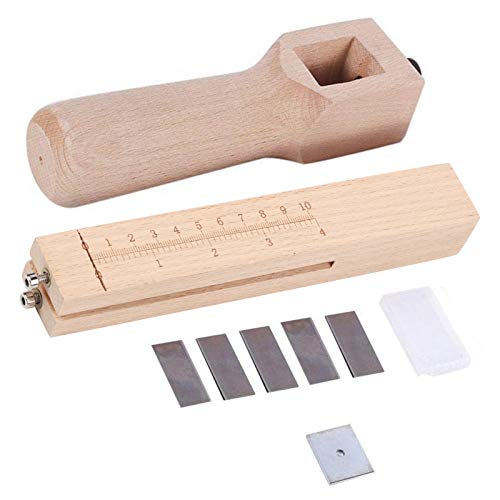 Lederschneider aus Holz, Gurtschneider, verstellbares und robustes Bastelwerkzeug zum Schneiden von Leder in Handarbeit. Lederschneider aus Holz, Gurtschneider, verstellbares und robustes Bastelwerkzeug zum Schneiden von Leder in Handarbeit. von PENGQIANJU
