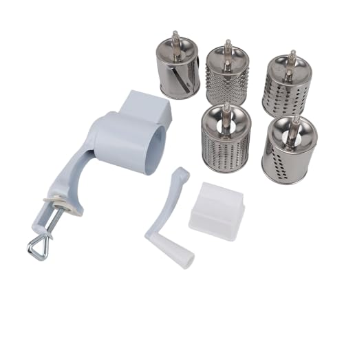 Manuelle Aluminiumlegierung Edelstahl Getreide Mühle Handkurbel Mühle Tischklemme für Mais (Typ 2) von PENGQIANJU
