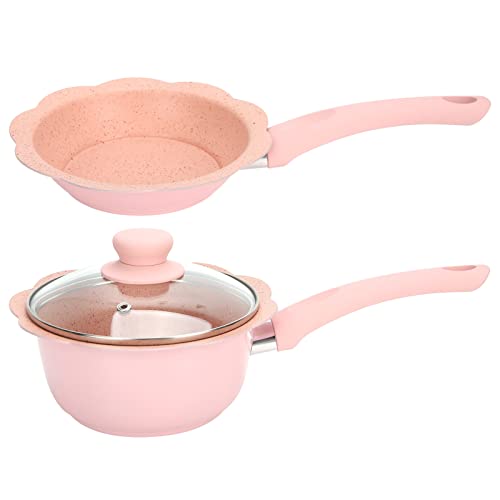 Milchsuppe Topf Set Nicht -Stick -Multifunktions -Bratpfanne Topf manche Leute Kochkochgeschirr rosa Aluminium 2 Pfannen 1 Abdeckung Gasherd Induktion Kocher Keramik Kochfeld Milchsuppe Topf Set Nicht -Stick -Multifunktions -Bratpfanne Topf manche Leute Kochkochgeschirr rosa Aluminium 2 Pfannen 1 Abdeckung Gasherd Induktion Kocher Keramik Kochfeld von PENGQIANJU