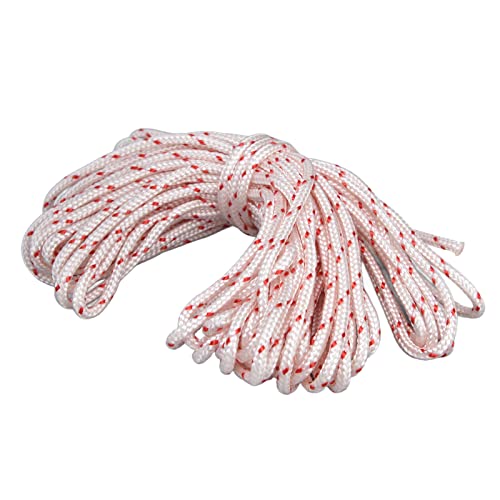 PENGQIANJU 10 m Nylon Starter Seil Rasenmäherkettensägen -Trimmer Seil -Ziehen Kabel Ersatz Starter rostbar tragbar (3,5 mm) von PENGQIANJU