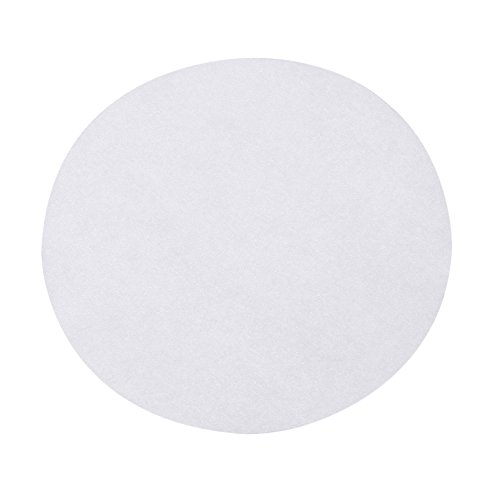 PENGQIANJU 100 pcs 6 8 10 Zoll runde Nicht -Stick -Backgebratenes BBQ Barbecue Mattenöl Absorption Ofenpapier zum Backen von Kochmaterial (10 Zoll) von PENGQIANJU