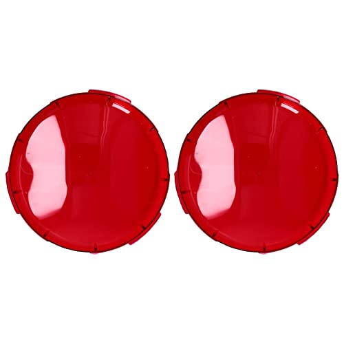 PENGQIANJU 2pcs Pool Objektivabdeckung Kunststoff rotes transparentes Unterwasserlichtlinsenabdeckungen für Pool- und Spa -Leuchten 19cm von PENGQIANJU