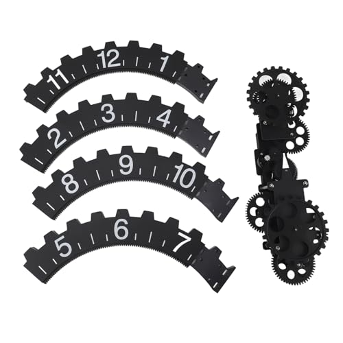PENGQIANJU 3D bewegungsgezuguhr Retro Große Hangausrüstung Uhr Maschin (Schwarz) von PENGQIANJU