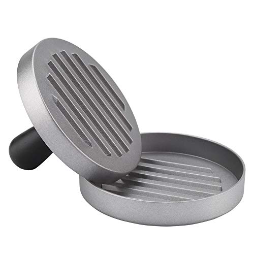 PENGQIANJU Burger Meat Press Maker Round Form Grill Form, das Werkzeug für Rindfleischpastetchen, Nicht -Stick und leicht zu reinigendem Aluminiumlegierungsdesign Macht (Hamburger Press) von PENGQIANJU