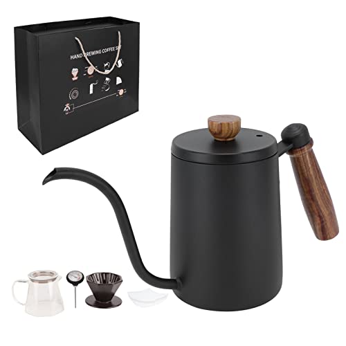 PENGQIANJU Für mehr Kaffee maschine Set Tropf Kaffee breker für Kaffee blätter (Schwarze Handsturm) von PENGQIANJU