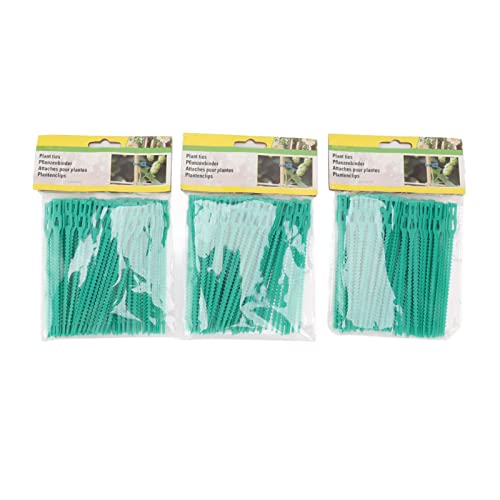 PENGQIANJU Garten weiche Krawatte Grüner Zip -Set 300pcs 13 cm Länge wiederverwendbar von PENGQIANJU
