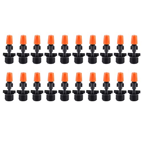 PENGQIANJU Gartenbewässerungssprühdüse, stabil, Orange, 20 Stück, Gewächshaus von PENGQIANJU