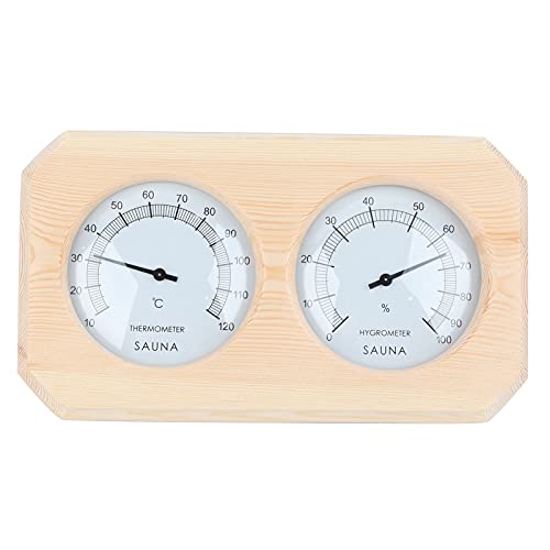 PENGQIANJU Genaue Temperatur- und Luftfeuchtigkeitsthermohygrometer für Sauna Fitnessstudio -Wohnkultur großes Zifferblatt PENGQIANJU Genaue Temperatur- und Luftfeuchtigkeitsthermohygrometer für Sauna Fitnessstudio -Wohnkultur großes Zifferblatt von PENGQIANJU