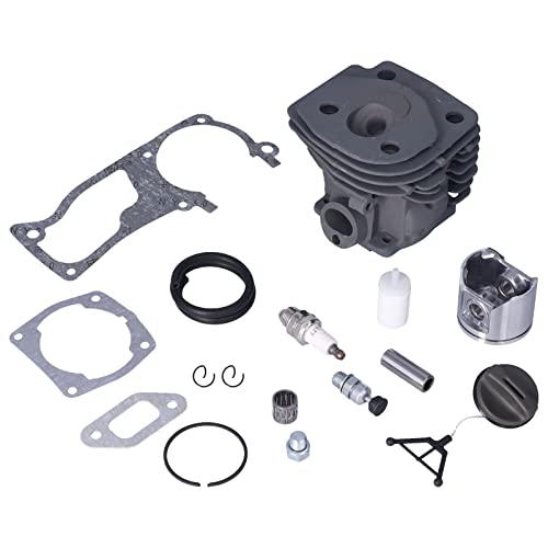 PENGQIANJU Kolben-Set für Kettensägenzylinder, aus robustem Aluminium, für Kettensägen 359, 357XP und 537 PENGQIANJU Kolben-Set für Kettensägenzylinder, aus robustem Aluminium, für Kettensägen 359, 357XP und 537 von PENGQIANJU