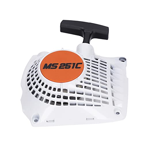 PENGQIANJU MS251C Kettensägen-Zugstarter, robuster Kunststoff, Eisen, exquisite Handwerkskunst, Garten-Kettensägenzubehör PENGQIANJU MS251C Kettensägen-Zugstarter, robuster Kunststoff, Eisen, exquisite Handwerkskunst, Garten-Kettensägenzubehör von PENGQIANJU