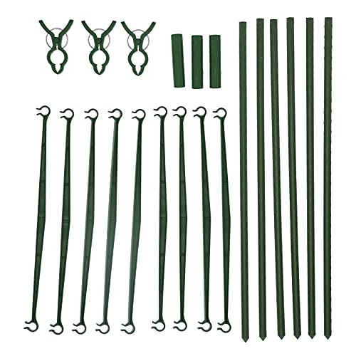 PENGQIANJU Pflanzenstütze Gartengarten Blumenstopf Steck Steck stabil bequemer Outdoor Rosengarten Hausklettern Plastik von PENGQIANJU