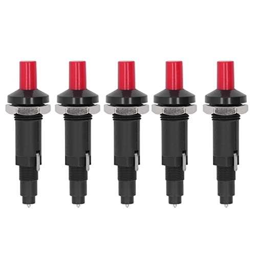 PENGQIANJU Piezo Zünder 5pcs guter Ersatz 1 Aus 2 Funken -Druckknopf Grill Zündungen PP Shell Küche Leichter von PENGQIANJU
