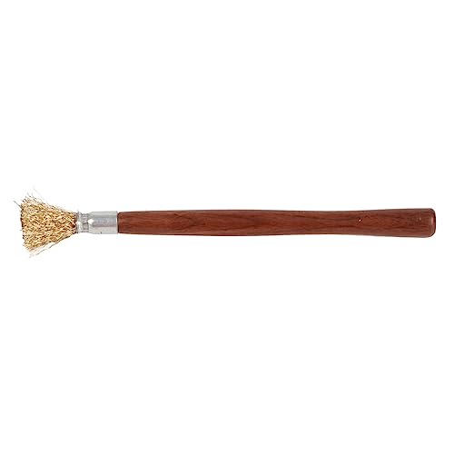 PENGQIANJU Professioneller Verschleiß Stahldrahtbürste Ergonomischer Griff für Bonsai Waschen Holzgriff Werkzeug -Topfpflanzen von PENGQIANJU