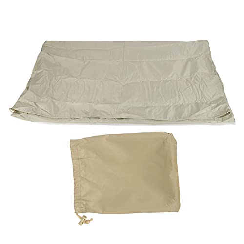 PENGQIANJU Rasengartenblattbeutel 210d Oxford Stoffwind präsentieren atmungsaktiv für die Gartensammlung (Beige) von PENGQIANJU