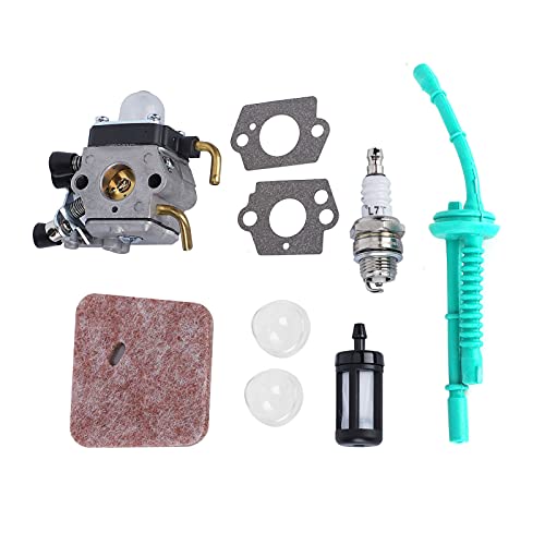 PENGQIANJU Rasenmäher Vergaser Set Luftkraftstofffilter Kohlenhydratdichtungen für FS45FS55 FS85S KM55 R Schnelles Leistungsverbesserungswerkzeugkit PENGQIANJU Rasenmäher Vergaser Set Luftkraftstofffilter Kohlenhydratdichtungen für FS45FS55 FS85S KM55 R Schnelles Leistungsverbesserungswerkzeugkit von PENGQIANJU