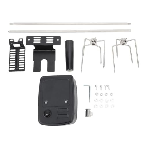 PENGQIANJU Rotisserie Grill Kit Stall rotierende Motor BBQ Grill Kit 15 kg Ladungskapazität Hinterhof im Freien von PENGQIANJU