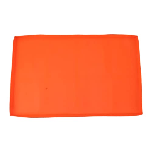 PENGQIANJU Silikonbratmattenschutz für Bratschreiber -Top -Fett (28 Zoll orange) von PENGQIANJU