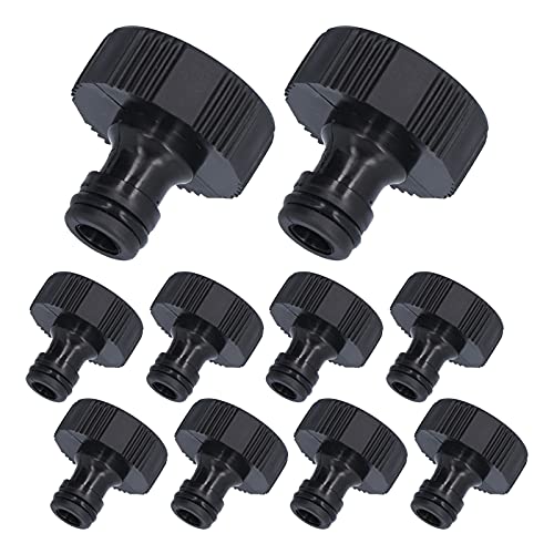 PENGQIANJU Stecker Plastikschlauch Dichtbarer Robus Garten Hof 15mm Brustwarzen 10pcs (1 Zoll Innenfaden) von PENGQIANJU