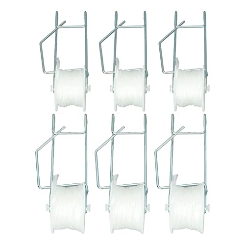 PENGQIANJU Tomatenstütze Hooks Treibhausrollen -Set -Kit für Kirschpflanzung 15m Linie für Garten -Gewächshäuser anwendbar von PENGQIANJU
