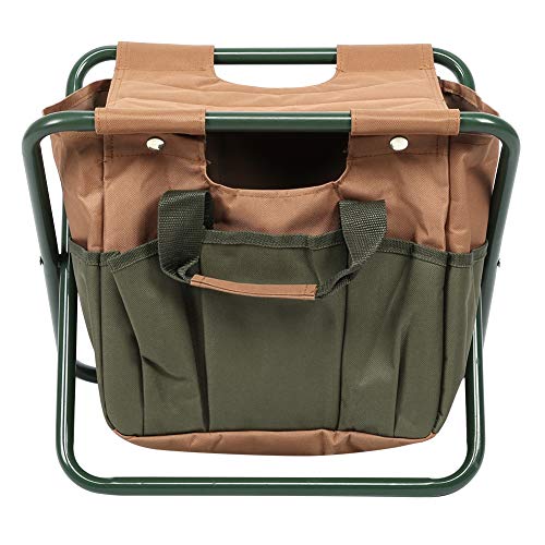 PENGQIANJU Tragbarer Klappcampinghocker mit Aufbewahrungstasche für Outdoor -Aktivitäten grün von PENGQIANJU