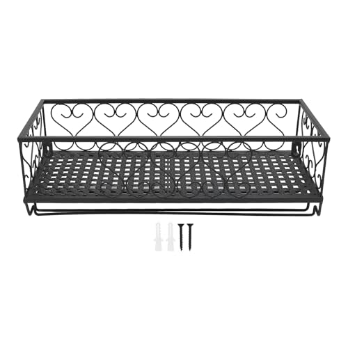 PENGQIANJU Vintage Weinflasche Glas schwimmende Regale Platz sparende Wandmontagehalter Rack für Home Bars Büro Hotel von PENGQIANJU