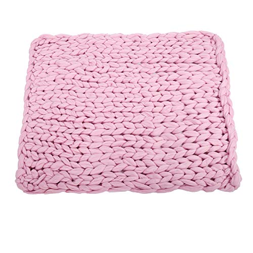 Plüsch, kötelartiges Sofa Decke weich warm großes Sperry für Wohnzimmer oder Schlafzimmer (Rosa) von PENGQIANJU