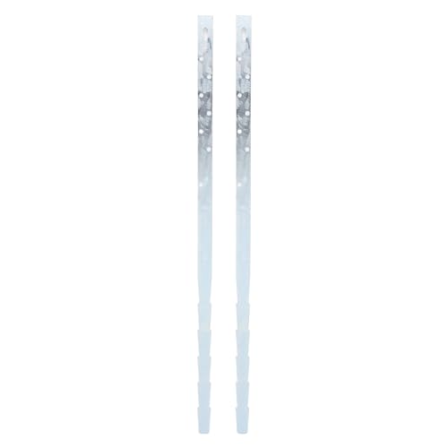Reparaturpfähle für Zaunpfosten aus Stahl, robust, 74,9 cm, langlebig, 2er-Pack zur Reparatur beschädigter Holzzäune von PENGQIANJU