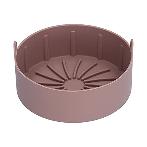 Silikon -Topf wiederverwendbares Fritteuchsenkorbschale Backzubehör 20 ℃ 220 ℃ (16 cm integrierte Kaffeefarbe) von PENGQIANJU