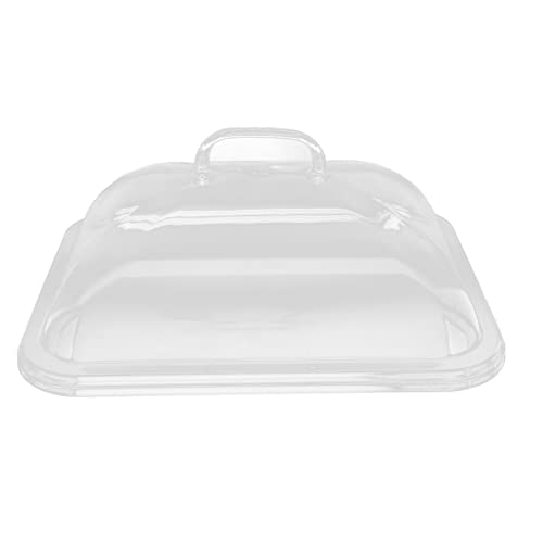 Transparente Acryl -Splitterabdeckung bequeme praktische Home Plate Covers Küche (Kleine Größe (15x10in)) von PENGQIANJU