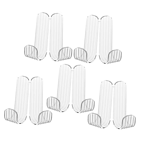 PENIKOKO 10 Stück Selbstklebende Wandhaken Starke Klebehaken für Handtücher Schlüssel und Küchenbedarf Transparente Acrylhaken für Bad und PENIKOKO 10 Stück Selbstklebende Wandhaken Starke Klebehaken für Handtücher Schlüssel und Küchenbedarf Transparente Acrylhaken für Bad und von PENIKOKO