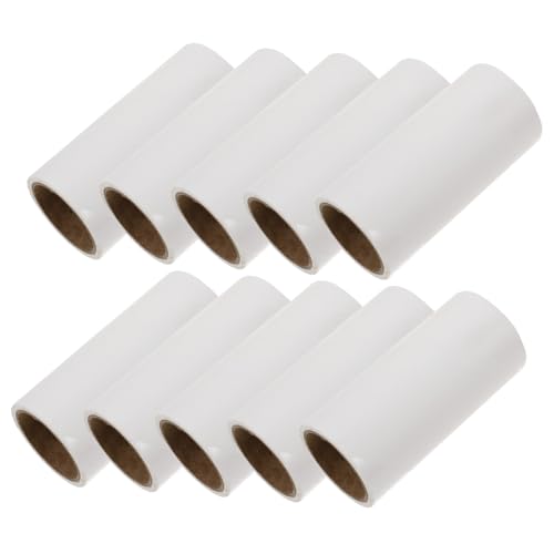 PENIKOKO 10stücke Portable Lint Remover Extra Klebrige Fusselrolle Nachfüllungen Wiederverwendbare Fusselrolle Für Kleidung Und Teppiche Gegen Tierhaare Und von PENIKOKO