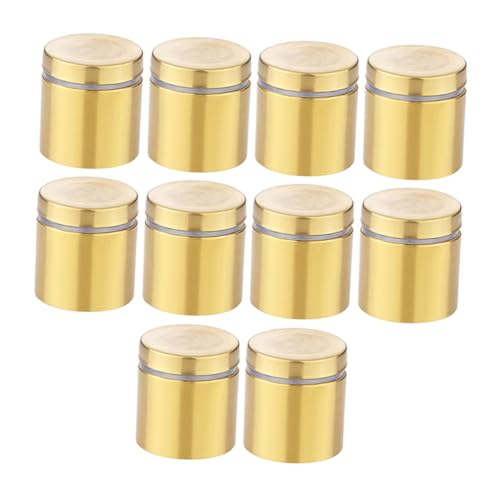 PENIKOKO 10 Stück Teiliges Goldene Abstandshalter Schrauben für und Acrylschilder Rostfrei Kratzfest Vielseitig für Werbeschilder Firmen Büros und Ausstellungen Geeignet PENIKOKO 10 Stück Teiliges Goldene Abstandshalter Schrauben für und Acrylschilder Rostfrei Kratzfest Vielseitig für Werbeschilder Firmen Büros und Ausstellungen Geeignet von PENIKOKO