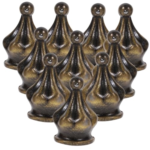 PENIKOKO 10 Stück Teiliges Lampen zierkopf Kunststoff Gewinde für Standard harp Dekorativer Lampenknopf Hochwertiges Lampenzubehör für Tisch Stehleuchten Robust und Vielseitig Einsetzbar von PENIKOKO