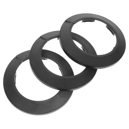 PENIKOKO 10 Stück Teiliges PVC Rohr Decorative Cover Hitze und Korrosionsbeständig Wiederverwendbar Schnelles Anbringen ohne Demontage zur Verschönerung von Wandlöchern Escutcheon von PENIKOKO