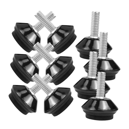 PENIKOKO 10 Stück Teiliges Verstellbare Möbelbeine aus Gewinde Langlebige Möbelstützfüße mit Rutschfestem Bodenschoner für Sofa Stuhl Schrank und Tisch Geeignet von PENIKOKO