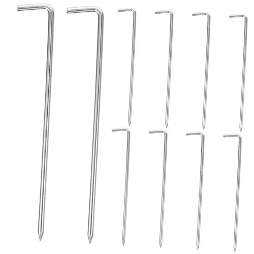 PENIKOKO 10 Stück Teiliges Verzinkte Zelt Heringe aus Langlebigem Metall Lang Stabile Erdanker für Harte Böden Windfeste Zeltnägel für Camping Garten und Outdoor Einsätze PENIKOKO 10 Stück Teiliges Verzinkte Zelt Heringe aus Langlebigem Metall Lang Stabile Erdanker für Harte Böden Windfeste Zeltnägel für Camping Garten und Outdoor Einsätze von PENIKOKO