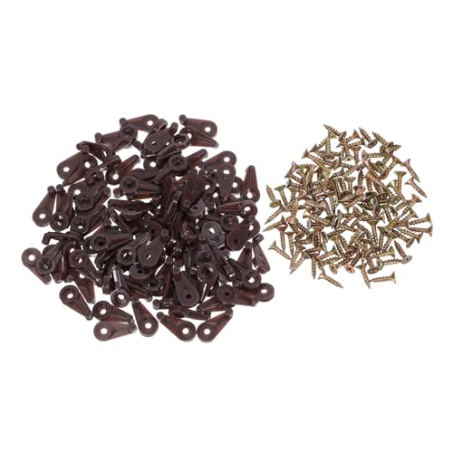 PENIKOKO 100 Sätze Kleiderspiegelklemme Glasbefestigungsmaterial Glasfensterclips Schrankglasspiegelhalter wandmontierte Spiegelclips Clips zum Aufhängen von Spiegeln Glashalterung pp Braun PENIKOKO 100 Sätze Kleiderspiegelklemme Glasbefestigungsmaterial Glasfensterclips Schrankglasspiegelhalter wandmontierte Spiegelclips Clips zum Aufhängen von Spiegeln Glashalterung pp Braun von PENIKOKO