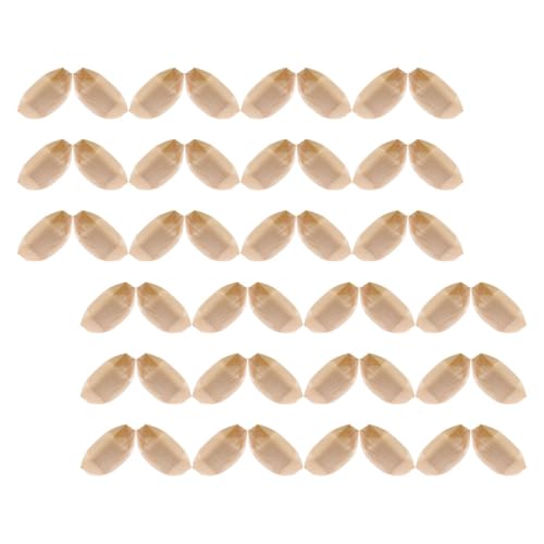 PENIKOKO 100 Stück Einweg Holz Serviertabletts für Sushi Snacks Appetithäppchen Bootsgeschirr für Picknick Party Camping von PENIKOKO