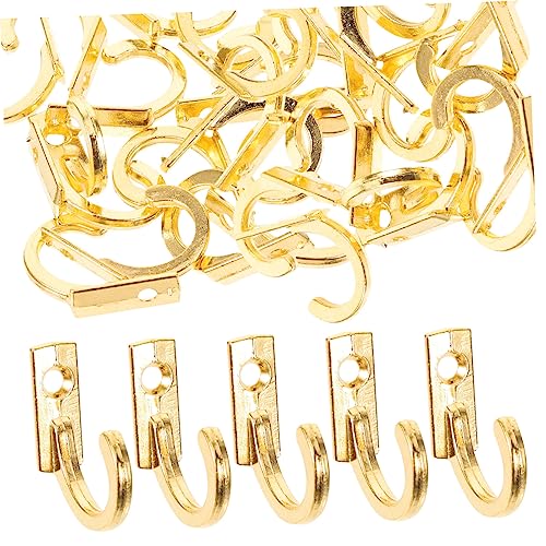 PENIKOKO 100 Stück Mini Wandhaken Vintage aus Zinklegierung Antike Garderobenhaken für Mäntel Hüte Schlüssel Robust und Dekorativ für Wohnzimmer Bad Schlafzimmer und Flur von PENIKOKO
