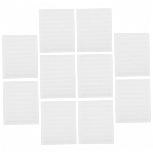 PENIKOKO 1000 Stück Transparente Doppelseitige Klebepunkte Wiederablösbare Gel Klebesticks für Wanddekoration Keine Rückstände Stark Haftend für Büro Zuhause und DIY Projekte von PENIKOKO