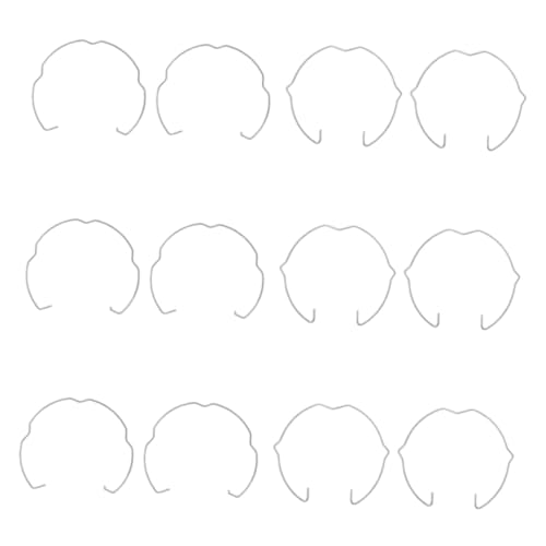 PENIKOKO 12 Stück Teiliges Federclips für Einbaustrahler Verstellbare Ringförmige Lampenhalter aus Robuste Haltefedern für Deckenleuchten in Büro und Gewerbe Einfache Montage PENIKOKO 12 Stück Teiliges Federclips für Einbaustrahler Verstellbare Ringförmige Lampenhalter aus Robuste Haltefedern für Deckenleuchten in Büro und Gewerbe Einfache Montage von PENIKOKO