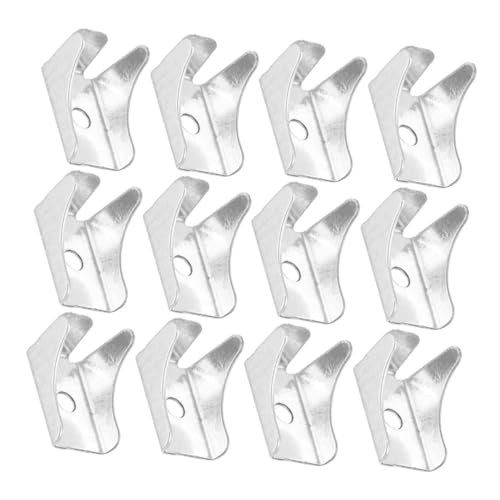 PENIKOKO 12 Stück Teiliges Metall Regalbodenträger Stark Einlegeboden Clips für Schrank Bücherregal Aktenregal Stabile Halterungen Langlebig Einfache Montage Vielseitig Einsetzbar von PENIKOKO