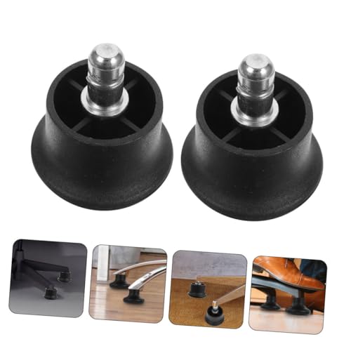 PENIKOKO 12 Stück Teiliges Plug Chair Leveler Möbel Füße mit Verschluss rutschfeste Feste Stuhl bodenschoner Geräuschdämpfend und Kratzfest Passend für Bürostuhl und Wohnmöbel von PENIKOKO